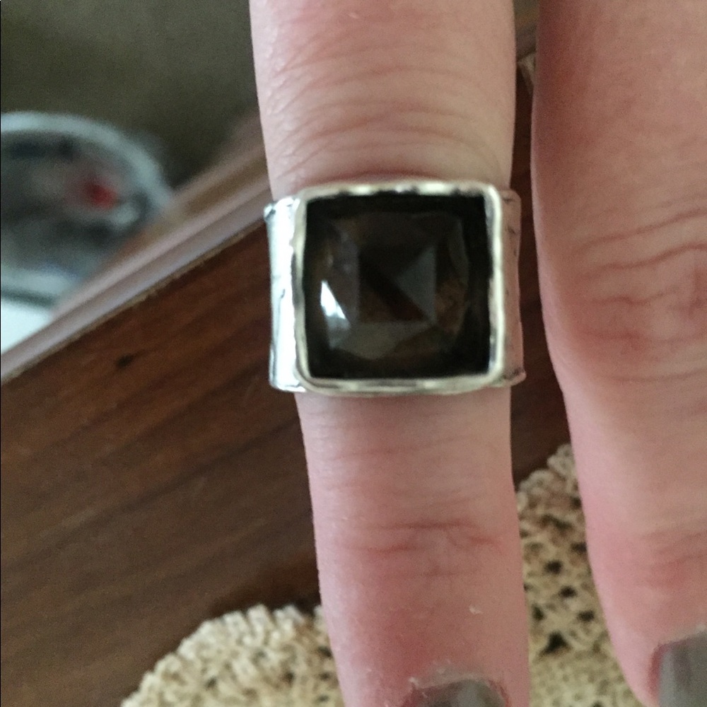 Beautiful Silpada Smokey Quartz Ring
